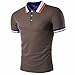 Men's Casual Fit Short Sleeve Polo T-shirt