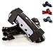 whistlekick Sparring Shin Guards, Stealth (Black, Small) with Industry Leading Warranty - Martial Arts Shin Guards/MMA Shin Guards/Taekwondo Shin Guards/Kickboxing Shin Guards