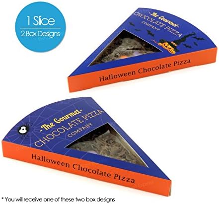 Genuine Halloween Gourmet Chocolate Pizza Company Pizza Slice Perfect Gift Present for Halloween Party