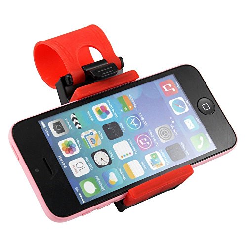 MMOBIEL Universal Portable Steering Wheel Holder Mount Clip Buckle for All Smartphones with Max 5.5 Inch Screen Size - Thumbnail 3