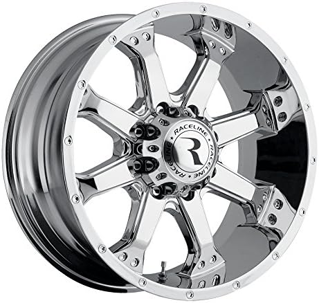 Raceline Rims Assault Chrome 20X9 8X6.5 0mm (5In Backspacing)