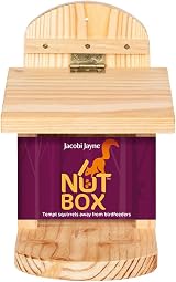 Jacobi Jayne NutBox Squirrel Feeder Cedar UK Quick Release Mount 720ml view 2
