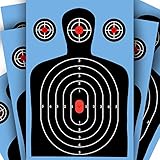 CVLIFE Shooting Targets 11.3 X 16.7in Silhouette Reactive Paper Targets 10 Pack