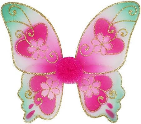 Princess Dreams Pink 16 x 13 Inch Dress Up Costume Girl's Fairy Wings