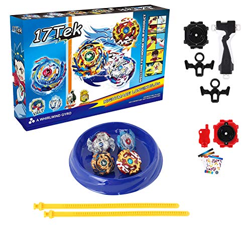 Bey Battle Burst God Evolution High Performance Battling Top Pack with 4D Launcher Grip and Stadium Starter Battle Set