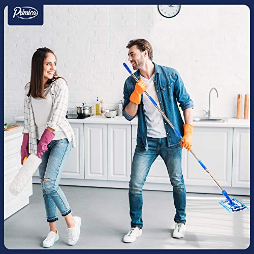 Microfiber Mop Kit - Professional Mops for Floor Cleaning - Easy Microfiber Mopping for Laminate, Hardwood, Tile, Bamboo and Stone Floors - Mop Pads Included - Telescopic Handle