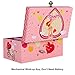 SONGMICS Ballerina Music Jewelry Box for Little Girls, Swan Lake Tune Pink UJMC002