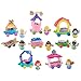 Fisher-Price Little People Disney Princess Magical Parade, Includes Cinderella, Ariel, Snow White, Belle, Aurora, Rapunzel & Tiana with Their Unique Individual Carriages, Help Develop Children's Fine