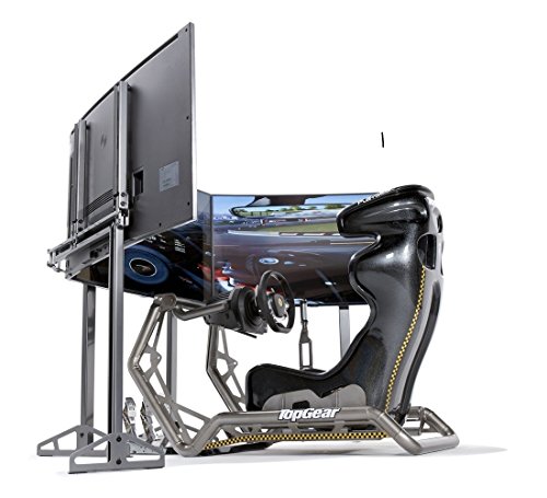Playseat TV Stand PRO 3S, Racing Video Game Chair Accessory For Nintendo XBOX Playstation CPU Supports Logitech Thrustmaster Fanatec Steering Wheels And Pedal Controllers