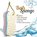 Valiry Soft Bath Sponge For Men, Women & Kids- Gentle & Soothing Body Sponge Set For Cleansing & Massage Extra Large & Fast Drying, For Smooth & Rejuvenated Skin -2 Pack