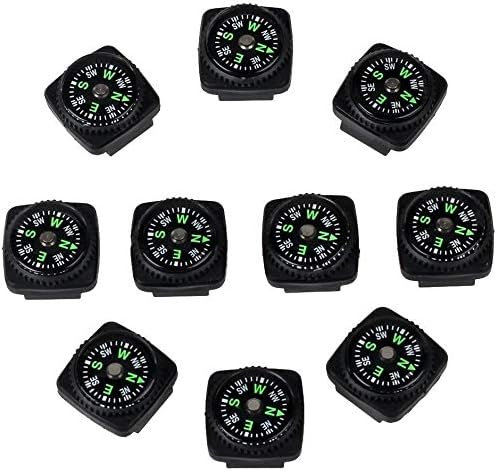 bayite Hard Shell Liquid Filled Button Compass Set