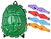 Teenage Mutant Ninja Turtles - Shell Backpack Green With 4 Masks