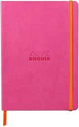 Rhodia Rhodiarama A5 Dotted Ivory Clairefontaine Notebook 160pp Faux Leather