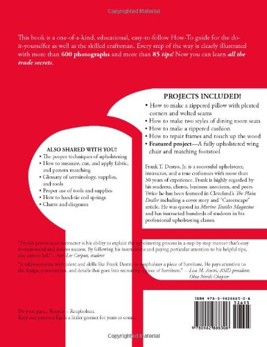Professional Upholstering: All the Trade Secrets - //medicalbooks.filipinodoctors.org