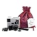 Small Premium Fabric Gift Bags (Pack of 10) Organza with Lining Satin Ribbon Holiday Christmas - Red Polka Dot –11.75