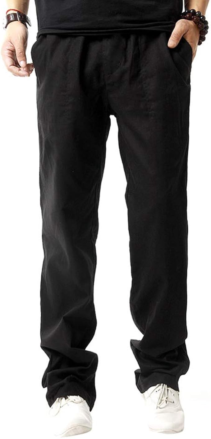 straight leg sports trousers