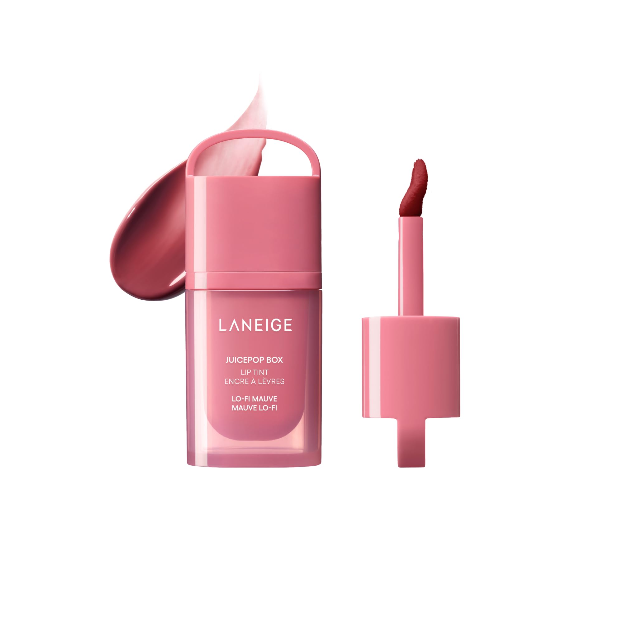 Photo 1 of LANEIGE JuicePop Box Lip Tint: Long-Lasting Hydrating Lightweight Tint, Buildable Juicy Color & Nourishing Shine, K-Beauty Lip Essential for Long-Lasting Comfort, Lo-Fi Mauve