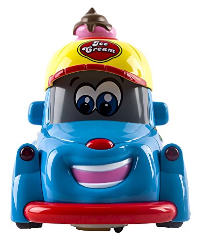 Bubble Blowing Ice Cream Truck Toy for kids toddlers Battery Operated Toy Ice Cream Truck Car w/ Lights & Sound Music-Comes with Bubbles - Thumbnail 4