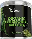 Organic Ceremonial Matcha - Best Taste - USDA Organic - Energy Booster - Green Tea Powder (2oz)