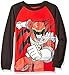 Power Rangers Boys' Red Ranger Long Sleeve Raglan Tee