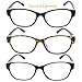 Success Eywear Reading Glasses 3 Pack Great Value Quality Readers Fashion Crystal design reading glasses Women +3.5