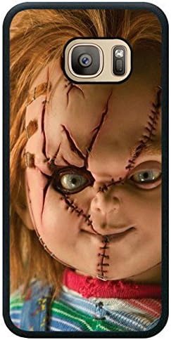 Cell World LLC - Samsung S8 + PLUS TPU Cases Designed with Scary Chucky Doll Black TPU Case for Samsung Galaxy S8 + PLUSIncludes 1 Screen Protector