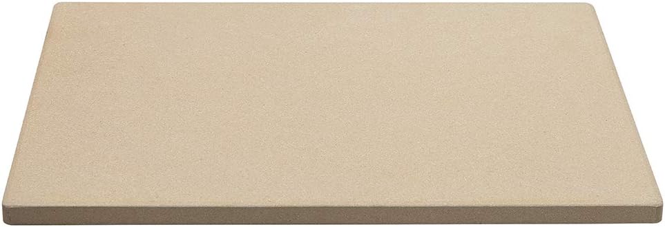 FIRECOW 15'' x 12'' Pizza Stone Rectangular Baking Stone Premium Cordierite Pizza Grilling Stone for Grill Oven RV Oven, Bake Homemade Golden Crispy Crust Pizza, 6.6Lbs