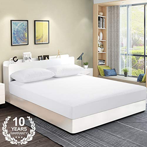 image for SOPAT Queen Mattress Protector 100% Waterproof Mattress Pad Cover,3D A