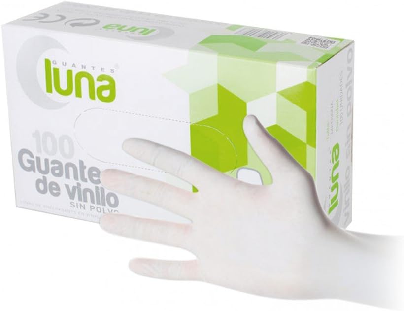 Guantes Luna Guantes en Vinilo sin Polvo, Multicolor, Talla única: Amazon.es: Hogar
