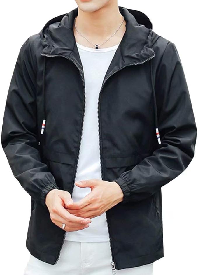Amazon Followdream ジャケット メンズ 秋冬 マウンテンパーカー ウインドブレーカ 無地 フード付き ブルゾン コート アウター 防寒 防風 ビジネス カジュアル おしゃれ 旅行 登山 大きいサイズ コート ジャケット 通販