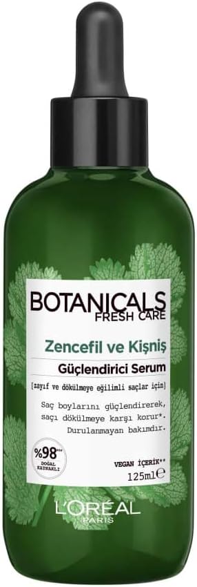 L'Oreal Botanicals Ginger & Coriander Fragile Hair Vegan Potion 125ml (Packaging May Vary), 125 ml (Pack of 1)