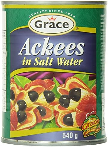 Grace Ackees In Salt Water Cans 19 Ounce
