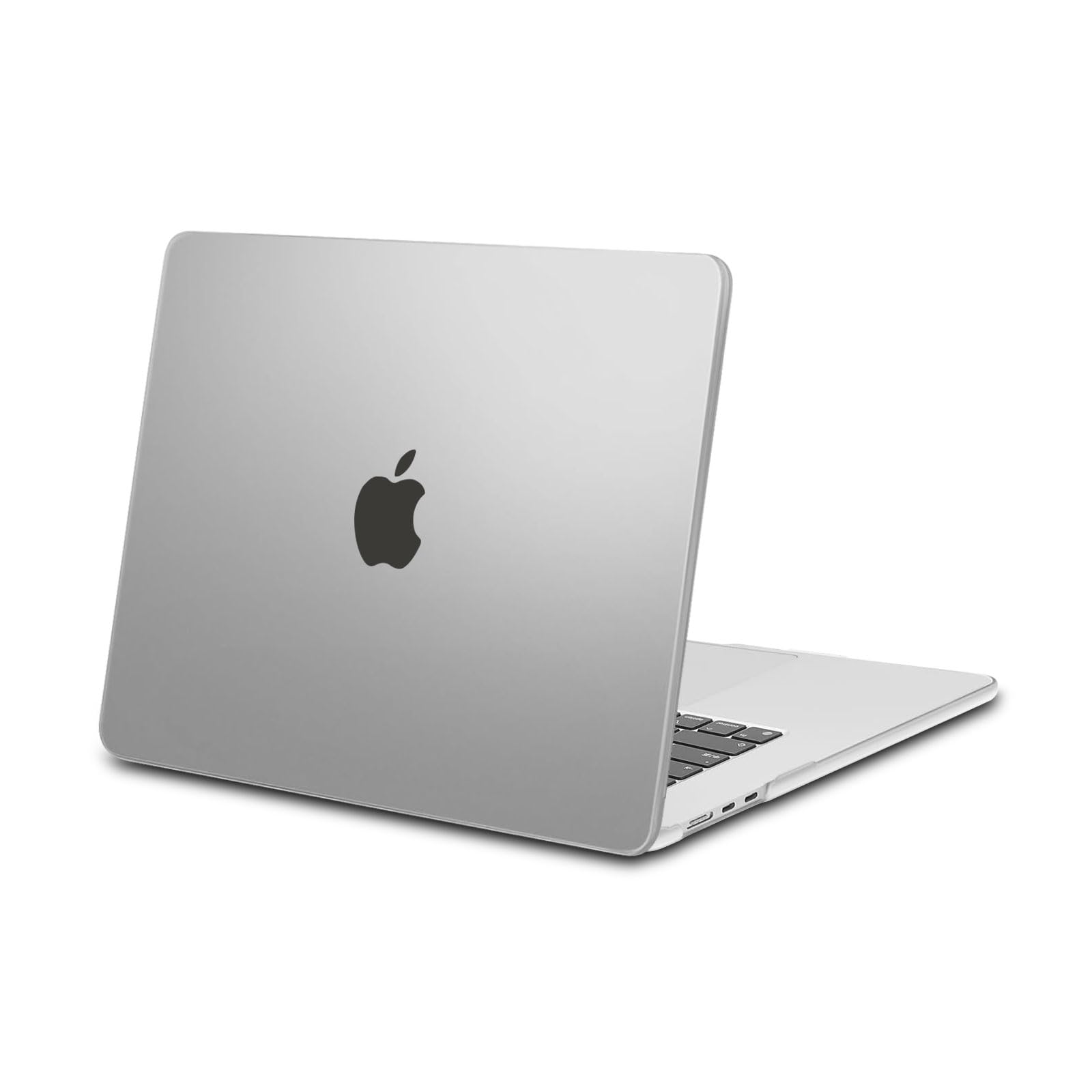 MOSISO Compatible with MacBook Air 15 inch Case M5 2026 M4 2025 M3 2024 M2 2023 A3448 A3241 A3114 A2941 Liquid Retina Display Touch ID, Protective Plastic Hard Shell Case Cover, Translucent