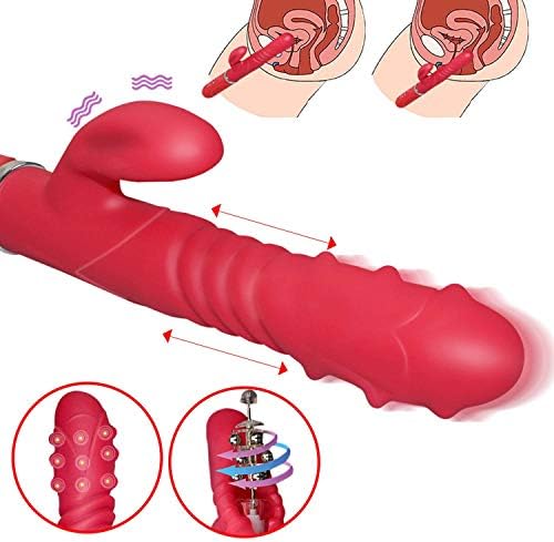 PGREK Shirt Ràbbit-Ví-bratórs 36 Puls 6 Modes Silicone Ràbbit Ví-bratór 360 Degrees Rotating and Thrusting G Spot Ví-bratór Adult Sexmu Toys for Women,Pink,