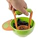 Mash & Serve Baby Bowl Set with Toddler Training Spoon & Fork Also Comes with A Travel Case - Makes A Great Gift