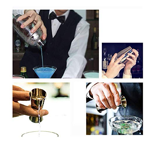 LTJX 19-teiliges Cocktail Shaker Set mit drehbarem Ständer, SS304 Edelstahl, Premium-Barkeeper-Set für Zuhause, Bar… – Bild 4