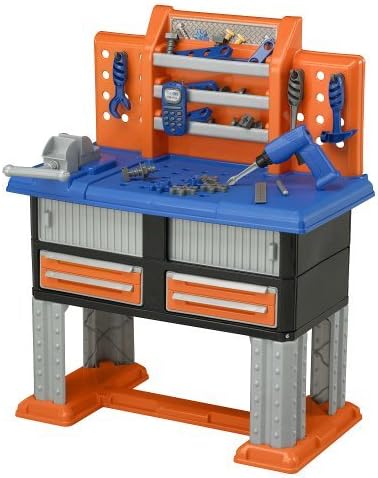 American Plastic Toys Deluxe 38 Piece Work Bench Construction Tools by American Plastic Toy