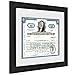 Americanflat 11x14 Black Picture Frame - Made for Photos Sized 8x12 Inch with Mat and 11x14 Inch Without Mat - Perfect for Documents, Certificates, Stock and Bond Certificates