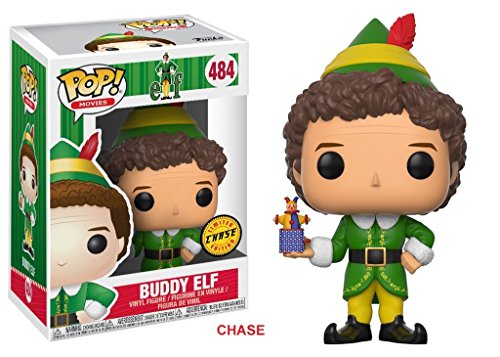 Funko Pop Elf Movie Buddy the Elf Chase Variant Vinyl Figure With Plastic Pop Protector