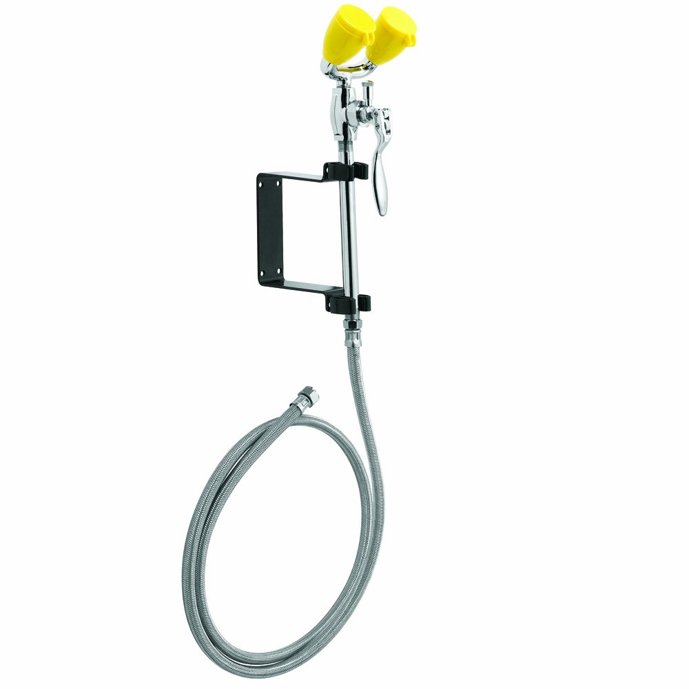 Speakman SEF-9200 Eyesaver Service Sink Eyewash Attachment with Hose for Dangerous Worksites, Rough Chrome Plated