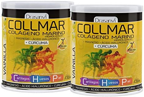 Collmar Magnesium and Curcumin Vanilla Flavour Drasanvi - 300 g (10.58 oz) (Pack 2 u.)