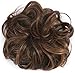 SLLIE Messy Hair Bun Extensions Chignons Hair Hair Scrunchie Scrunchy Updo Hairpiece