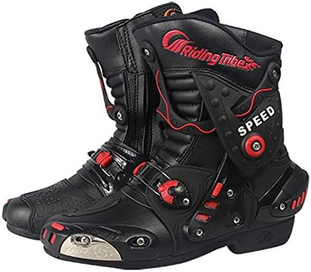 NEW Men's Motorcycle Street Bike Air Boots US 10.5 EU 44 UK 9.5