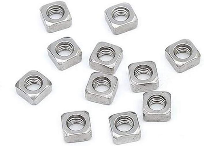 100 Pieces M3 Square Nuts 304 Stainless Steel Square Nuts