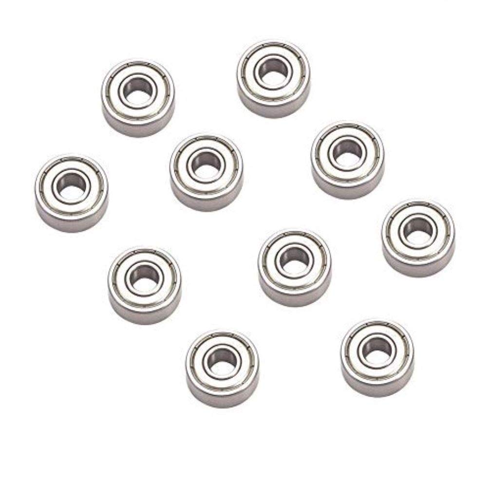 Othmro 607Z Deep Groove Bearings 19x7x6mm High Carbon Chromium Bearing Steel(GCr15) Roller Guide Bearing 10pcs