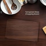 Acense Tempered Glass Worktop Saver 40 x 30 cm Non-Slip Edges Rounded Corners view 2