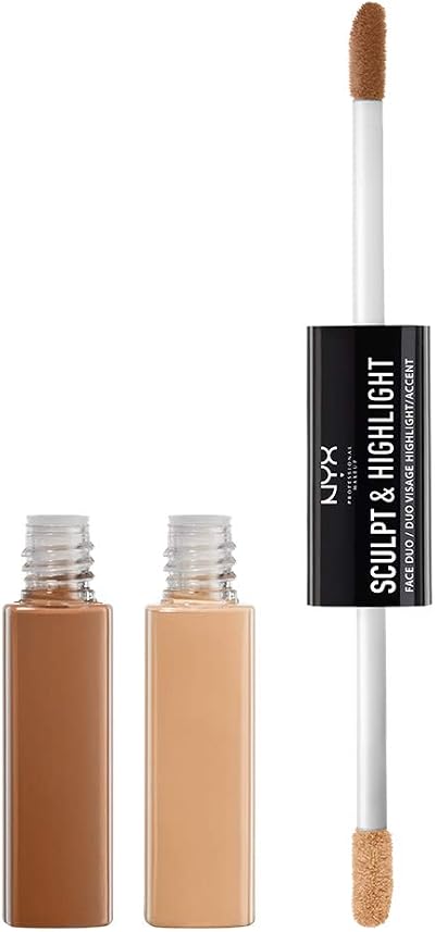 NYX Professional Makeup Sculpt & Highlight Face Duo Cream Contour Almond Light