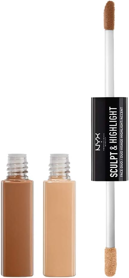 NYX Professional Makeup Sculpt & Highlight Face Duo Cream Contour Almond Light