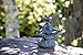 Evergreen Garden New Creative Sitting Yoga Frog Polystone Outdoor Statue - 6.75”W x 3.25”D x 7”H