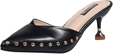 backless kitten heels